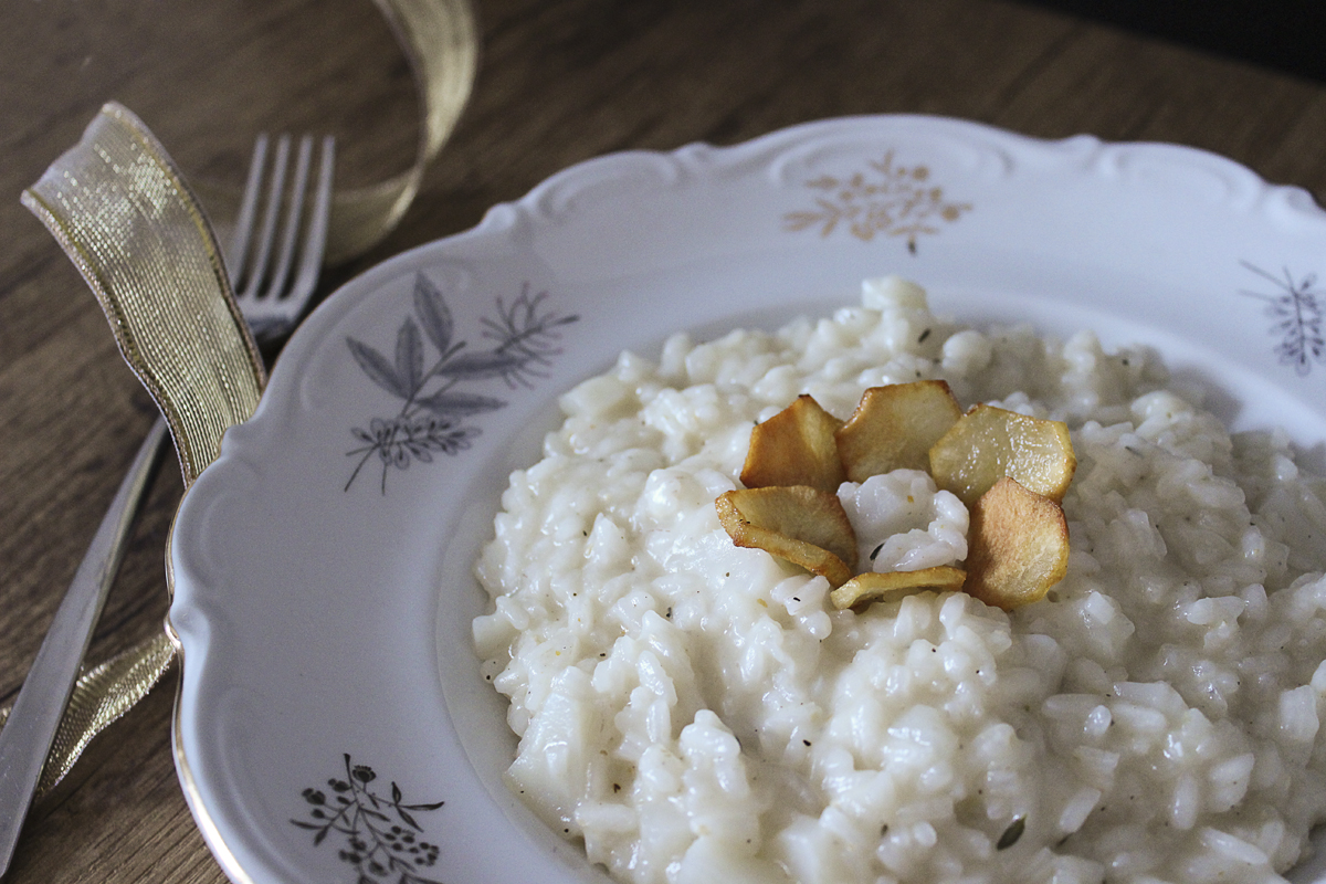 Risotto ai topinambur Monicas Kitchen - La cucina di una casa senza glutine